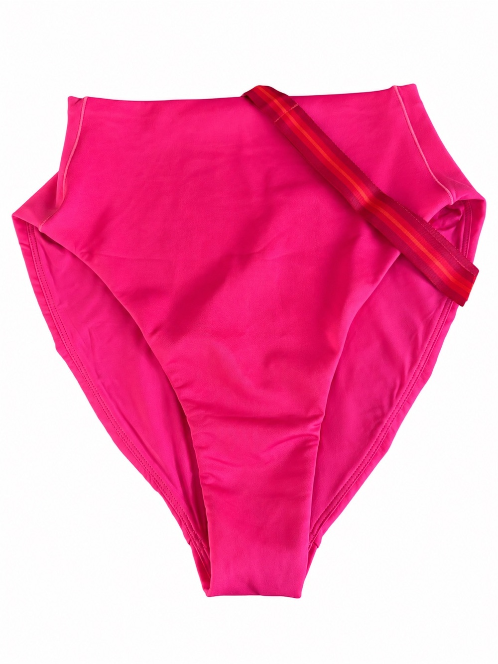 Left On Friday Hi Hi Bottom Hot Pink Size Small NWT High Rise Bikini
